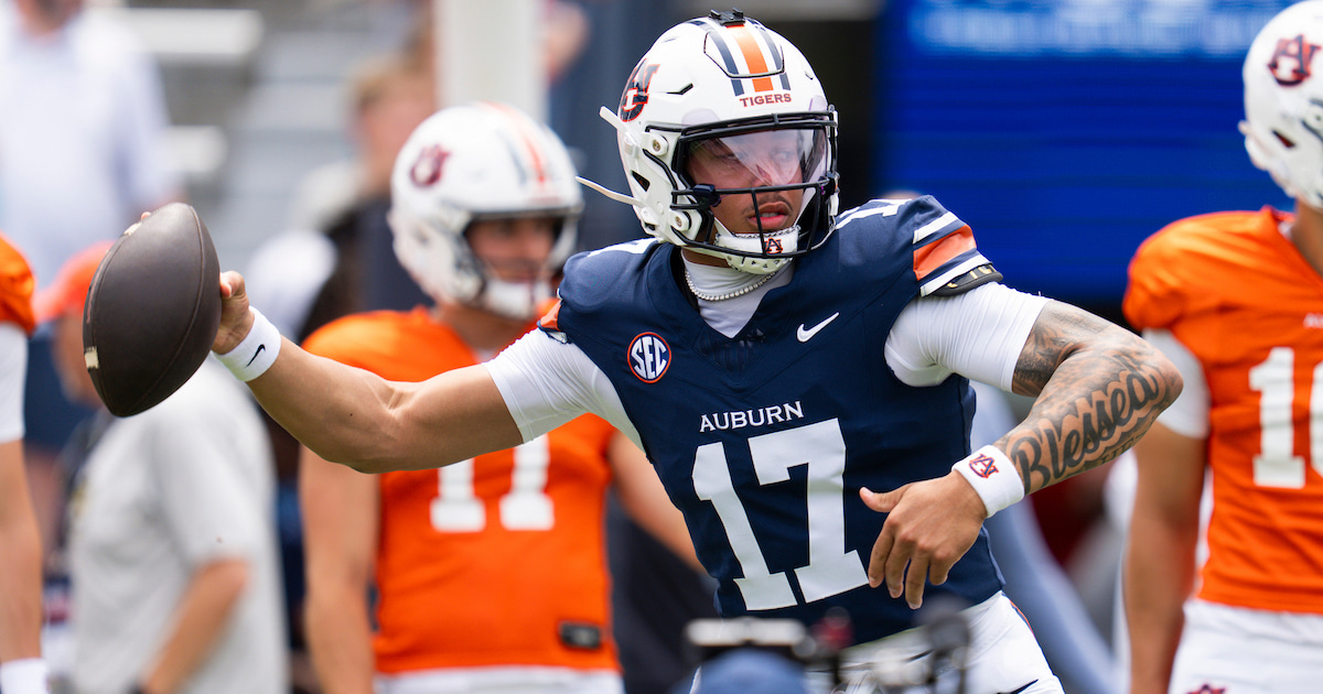 Byrum Brown: Auburn QB's Unwavering Confidence Post A-Day | Wunderfan